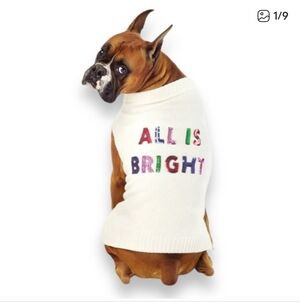 Wondershop Target All Is Bright Sequined Pet Sweater
